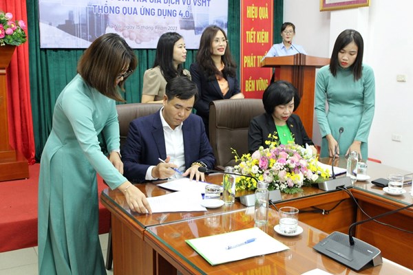 Urenco ký kết hợp tác thu giá vệ sinh môi trường qua ứng dụng 4.0 - Anh 1