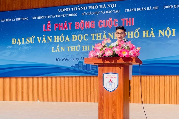 Phát động cuộc thi Đại sứ Văn hóa đọc TP. Hà Nội lần thứ III - Anh 2