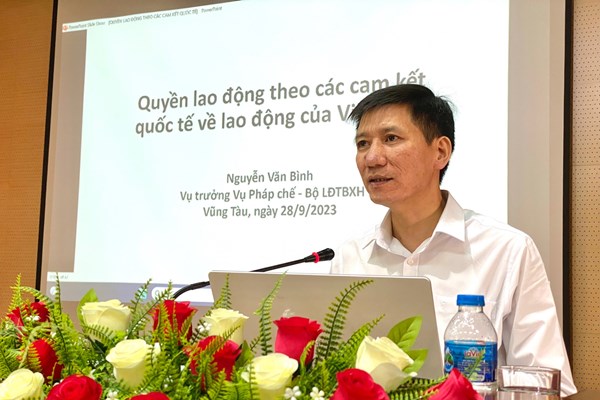 Tỉnh Bà Rịa – Vũng Tàu tổ chức tập huấn cho cán bộ về công tác nhân quyền - Anh 1