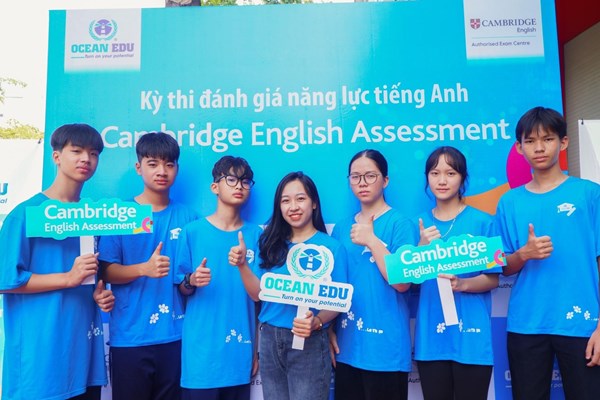 Ocean Edu tổ chức khảo thí và cấp chứng chỉ quốc tế Cambridge cho hàng ngàn học viên - Anh 1