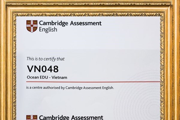 Ocean Edu tổ chức khảo thí và cấp chứng chỉ quốc tế Cambridge cho hàng ngàn học viên - Anh 2