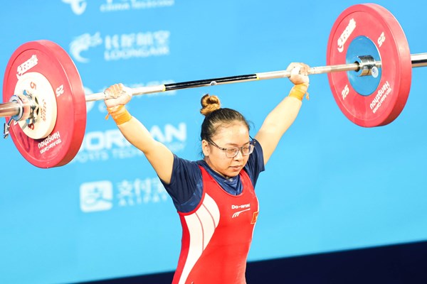 Gay cấn trận mở đầu của môn cử tạ tại Asian Games19 - Anh 1