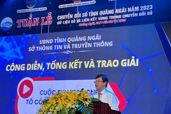 Quảng Ngãi: Trao giải Cuộc thi video clip Tổ công nghệ số cộng đồng - Anh 1