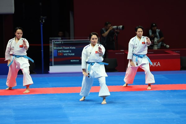 Karate Việt Nam giành HCV Asian Games 19 - Anh 1