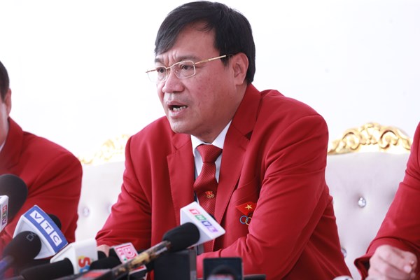 Trưởng đoàn Thể thao Việt Nam tại Asian Games 19 Đặng Hà Việt: “Việc nâng cao thành tích thể thao không thể diễn ra trong một sớm, một chiều” - Anh 1