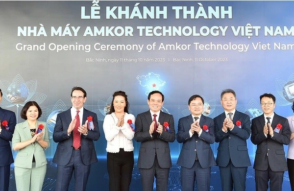 Khánh thành cầu Kinh Dương Vương và nhà máy bán dẫn tại Bắc Ninh - Anh 2