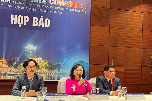 Nhiều ứng dụng khoa học được chia sẻ tại Hội nghị Tai - Mũi - Họng Đông Nam Á 2023 - Anh 1