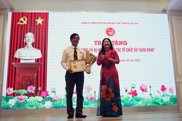 Đảng ủy khối cơ sở Bộ VHTTDL kỷ niệm ngày truyền thống các ban xây dựng Đảng - Anh 2