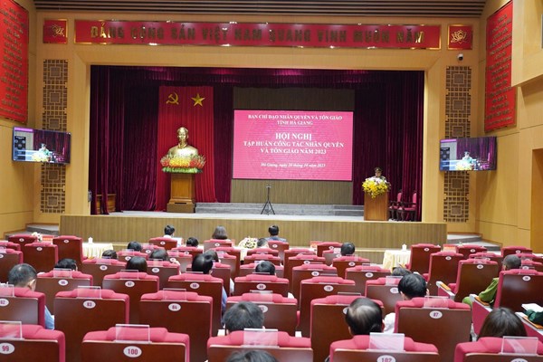 Hà Giang: Công tác nhân quyền đã đạt được nhiều kết quả quan trọng - Anh 1