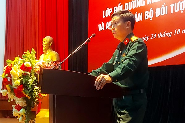 Bộ VHTTDL: Khai giảng Lớp bồi dưỡng kiến thức quốc phòng và an ninh - Anh 4