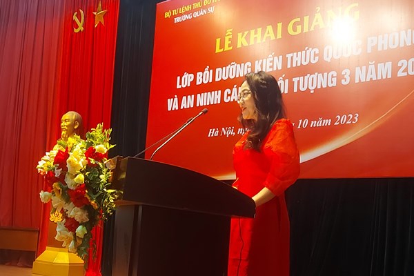 Bộ VHTTDL: Khai giảng Lớp bồi dưỡng kiến thức quốc phòng và an ninh - Anh 5