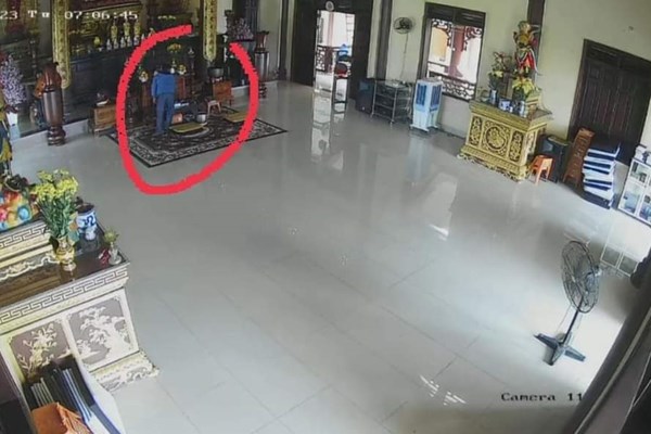 Xác minh, làm rõ cặp vợ chồng chuyên trộm tiền trong thùng công đức tại các chùa - Anh 1