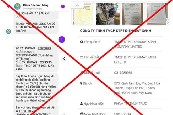 “Sập bẫy” thủ đoạn giả mạo thương hiệu để lừa đảo chiếm đoạt hơn 6 tỉ đồng - Anh 2