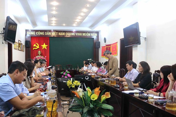 Ban Thuong vu Dang uy Khoi lam viec voi cac to chuc Dang co chinh quyen thuoc Bo VHTTDL tai TP.HCM - Anh 1