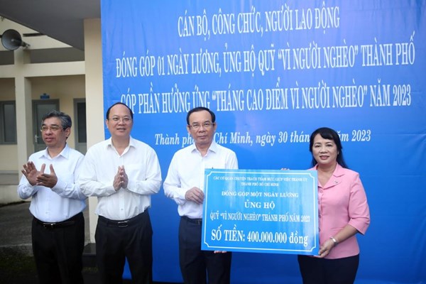 TP.HCM: Thêm 400 triệu đồng vào Quỹ 