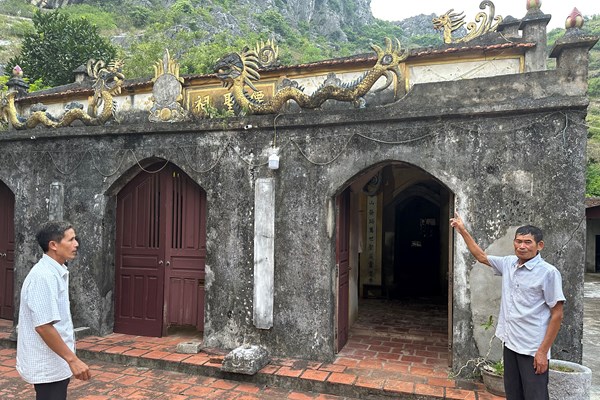 Về loạt bài Di tích Phủ Tiên ở Thanh Hoá có nguy cơ sập đổ: Sở VHTTDL đề nghị UBND tỉnh hỗ trợ tu bổ, tôn tạo di tích - Anh 1