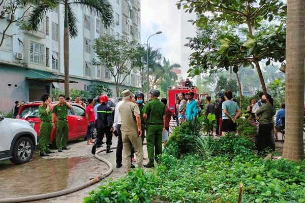 Một chung cư ở Đà Nẵng hai lần xảy ra hỏa hoạn - Anh 1