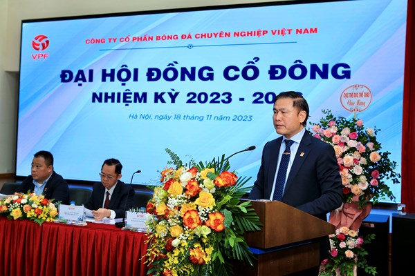 Ông Trần Anh Tú được tín nhiệm cao cho chức danh Chủ tịch HĐQT VPF - Anh 1