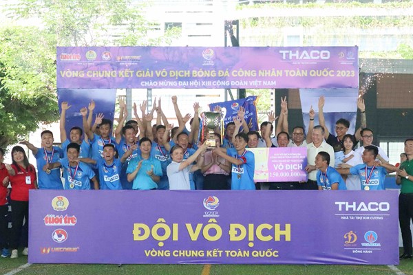 Bế mạc Giải Bóng đá công nhân toàn quốc 2023 - Anh 2