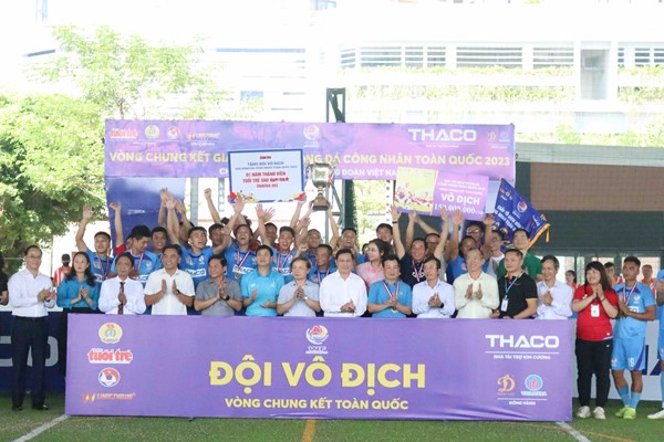 Bế mạc Giải Bóng đá công nhân toàn quốc 2023 - Anh 4
