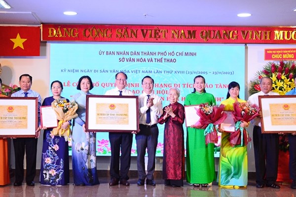 TP.HCM: Thêm ba di tích được xếp hạng - Anh 1