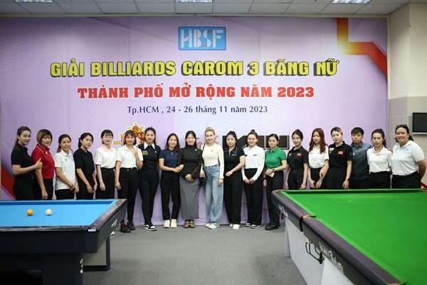 Thêm sân chơi Billiards Carom 3 băng dành cho các nữ cơ thủ - Anh 1