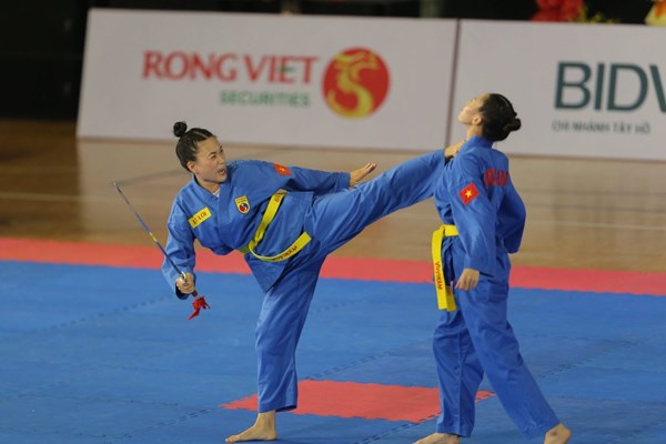 Giải Vovinam VĐTG 2023: Việt Nam giành 10 HCV sau 2 ngày thi đấu - Anh 1