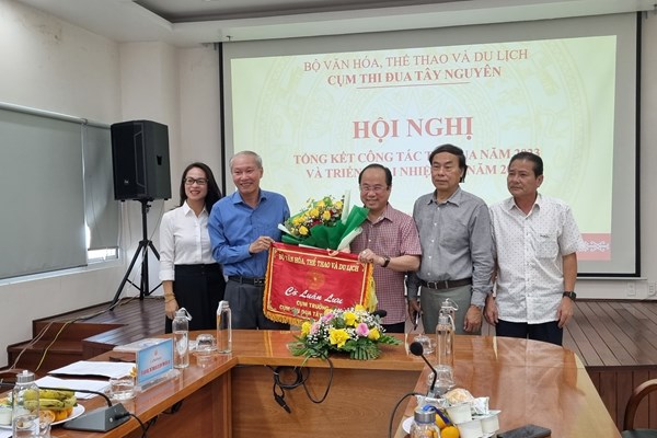 Cụm thi đua ngành VHTTDL các tỉnh Tây Nguyên tổng kết công tác thi đua năm 2023 - Anh 2