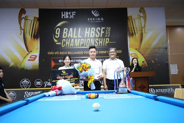 Gan 200 co thu khap ca nuoc tham du Giai Billiards Pool 9 bi HBSF 2023 - Anh 1