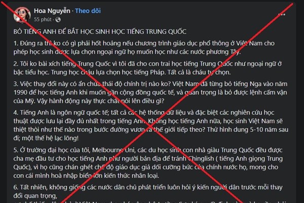 Bộ GD&ĐT cảnh báo xuyên tạc về quyết định phê duyệt SGK - Anh 1