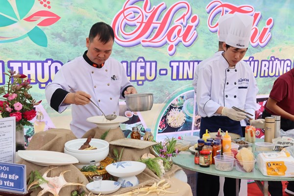 Kon Tum: Độc đáo hội thi “Ẩm thực dược liệu – Tinh hoa núi rừng” - Anh 8