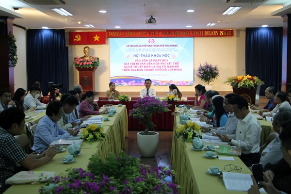 Hội thảo khoa học và trưng bày chuyên đề về nghệ thuật Đờn ca tài tử Nam Bộ - Anh 1