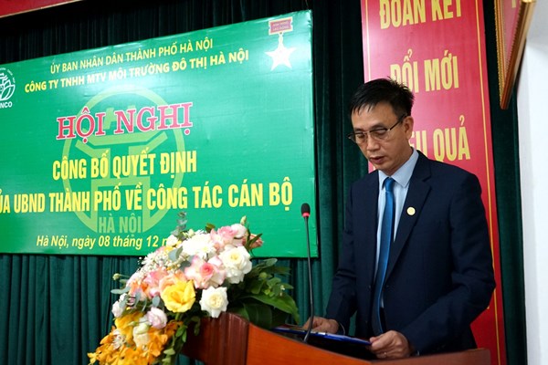 Bổ nhiệm Tổng Giám đốc Công ty TNHH MTV Môi trường Đô thị Hà Nội (Urenco) - Anh 4