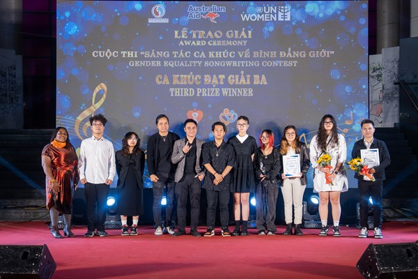 Trao giải Cuộc thi sáng tác thơ, ca khúc đầu tiên về bình đẳng giới - Anh 3