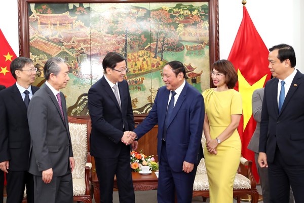 Hợp tác văn hóa, du lịch Việt Nam - Trung Quốc: Tạo thêm động lực, góp phần làm sâu sắc quan hệ hai nước - Anh 2
