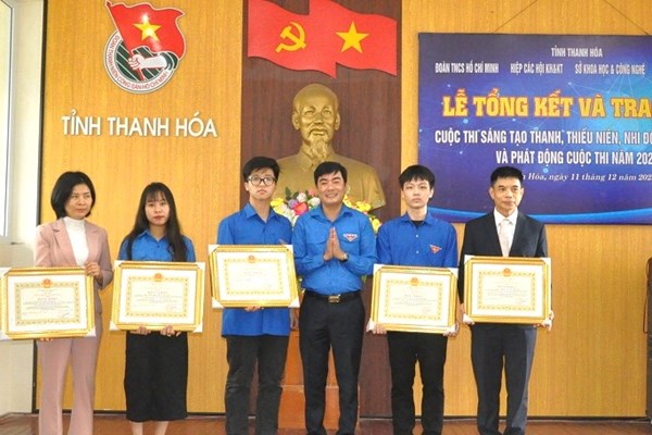 Thanh Hoá: Trao Giải cuộc thi sáng tạo trong thanh thiếu niên, nhi đồng tỉnh - Anh 2