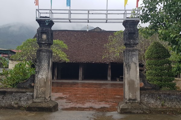 Dự án tu bổ di tích đình cổ Thượng Phú vẫn nằm... trên “giấy” - Anh 1