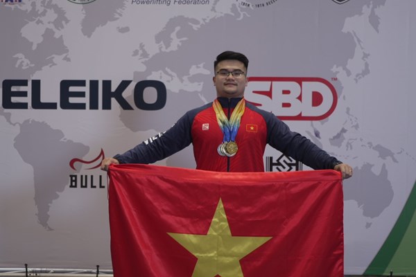Đặng Thế Hưng giành HCV Giải vô địch Powerlifting châu Á - Anh 1