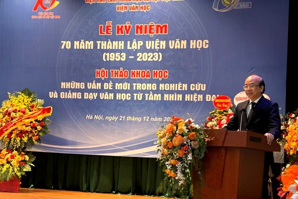Viện Văn học kỷ niệm 70 năm thành lập với nhiều thành tựu đáng tự hào - Anh 1