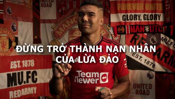 Chiến dịch kêu gọi người hâm mộ bóng đá Việt Nam tránh nội dung vi phạm bản quyền Ngoại hạng Anh - Anh 1