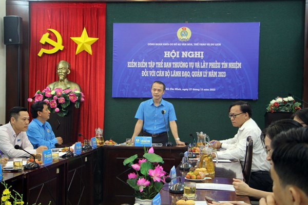 Công đoàn khối cơ sở Bộ VHTTDL: Công tác chăm lo cho CNVC-LĐ được thực hiện kịp thời - Anh 2