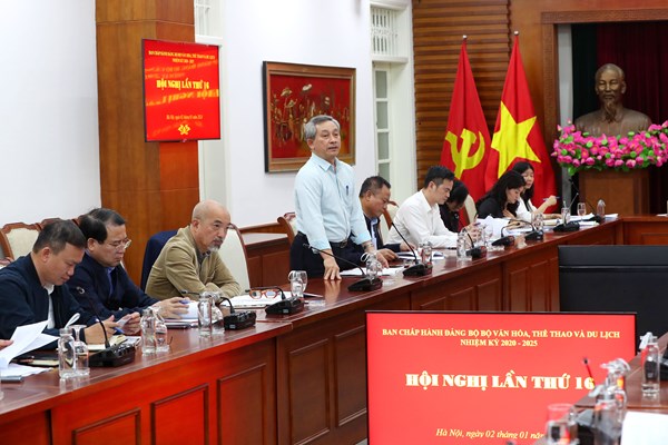 Hội nghị lần thứ 16 Ban chấp hành Đảng bộ Bộ VHTTDL - Anh 2