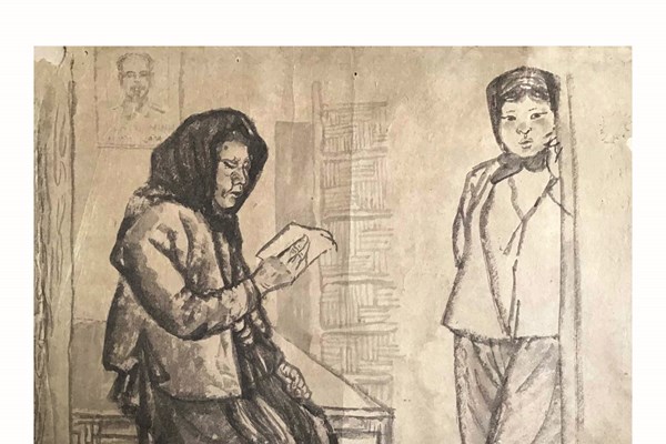 Triển lãm tranh họa sĩ Ngọc Thọ tại Bảo tàng Mỹ thuật Việt Nam - Anh 3