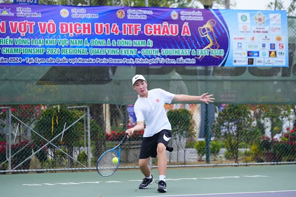 Khởi tranh Giải quần vợt U14 ITF châu Á 2024 - Anh 3