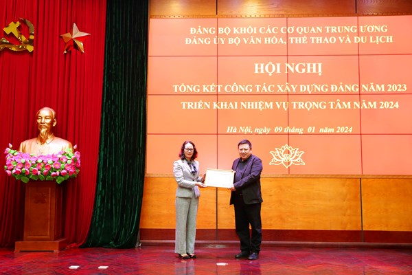 Đảng bộ Bộ VHTTDL: Tập trung lãnh đạo, lan tỏa, chuyển biến tích cực trong mỗi cán bộ, đảng viên - Anh 5