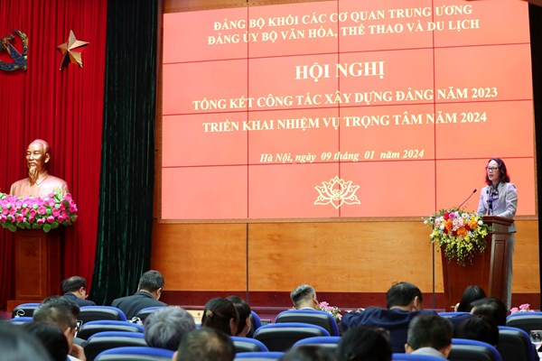 Đảng bộ Bộ VHTTDL: Tập trung lãnh đạo, lan tỏa, chuyển biến tích cực trong mỗi cán bộ, đảng viên - Anh 1