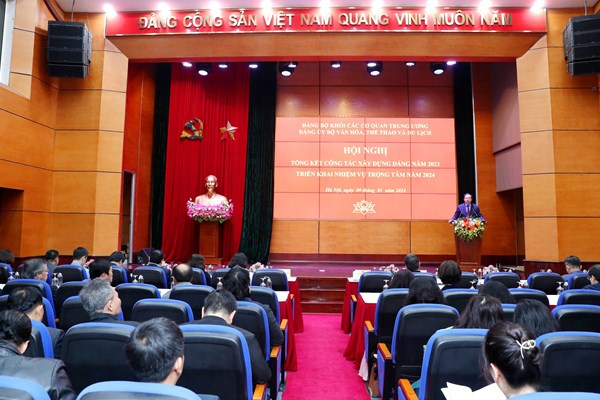 Đảng bộ Bộ VHTTDL: Tập trung lãnh đạo, lan tỏa, chuyển biến tích cực trong mỗi cán bộ, đảng viên - Anh 3