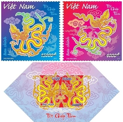 Tem Tết Giáp Thìn quảng bá di sản thế giới của Việt Nam - Anh 1