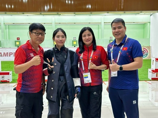 Bắn súng Việt Nam giành 1 HCV và 2 HCB châu Á - Anh 2