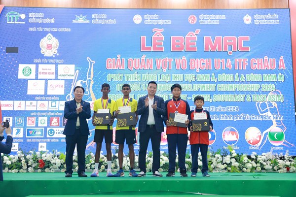 Giai quan vot U14 ITF chau A ket thuc thanh cong tot dep - Anh 3